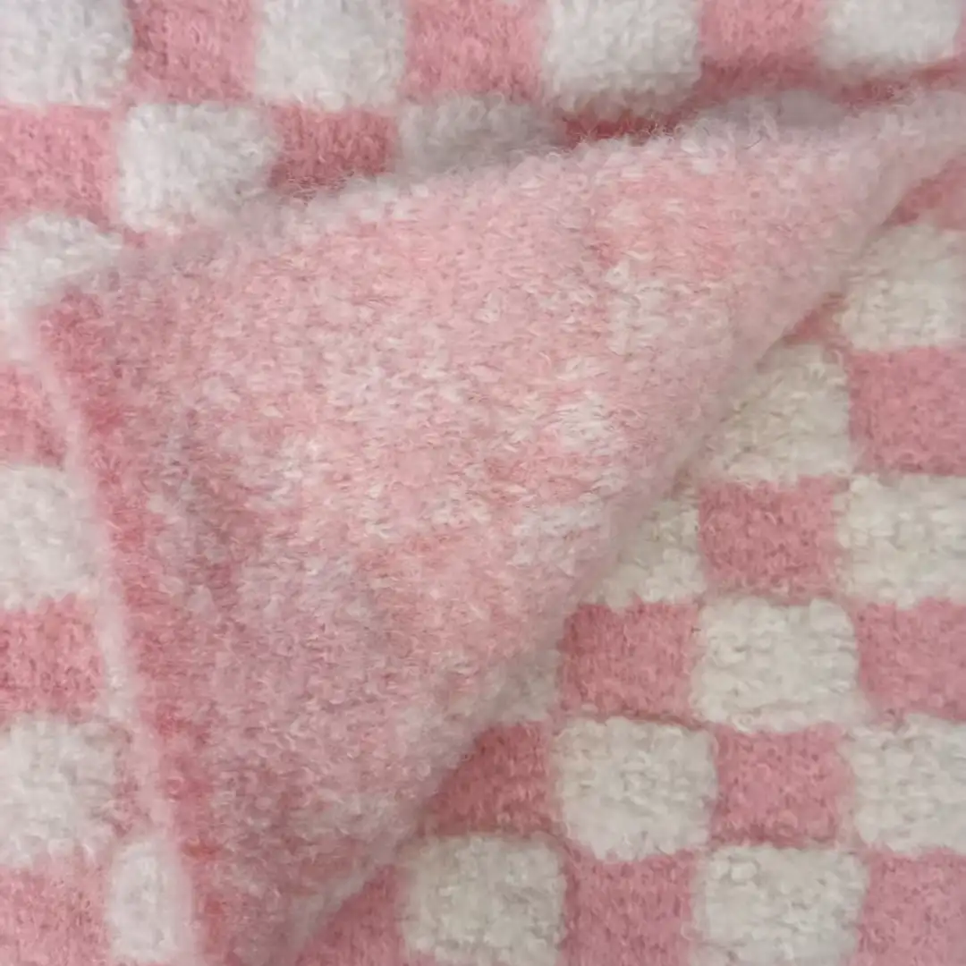 China Yarn for Ladies Vest (Sweater),Men’s Vest (Sweater),Open Cardigan (Sweater),Full-Zipper Cardigan (Sweater) Boucle Yarn Fancy Yarn Acrylic Nylon Wool Spandex Pink+White color buy from China wholesaler bulk order at wholesale price free worldwide shipping Alibaba