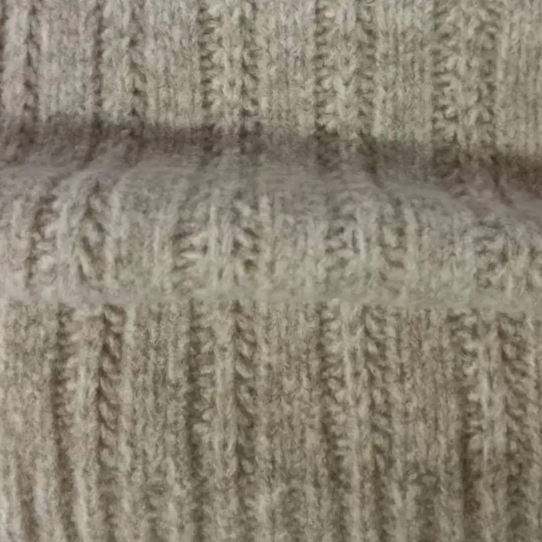 China Yarn for Ladies Vest (Sweater),Men’s Vest (Sweater),Open Cardigan (Sweater),Full-Zipper Cardigan (Sweater),Half-Zipper Cardigan (Sweater),Shirt Long Sleeve Button (Sweater) Mossy Yarn Fancy Yarn Recycled Polyester Acrylic RWS Wool Spandex Oatmeal color buy from China wholesaler bulk order at wholesale price free worldwide shipping Alibaba