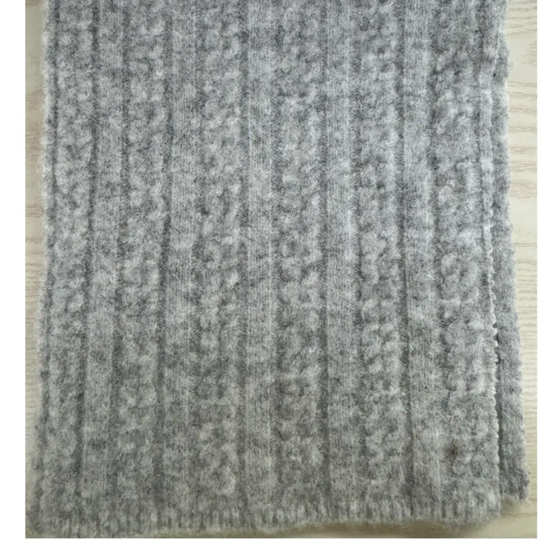 China Yarn for Ladies Vest (Sweater),Men’s Vest (Sweater),Open Cardigan (Sweater),Crew Neck Pullover (Sweater),Crop Top Pullover (Sweater),Hoodie  (Sweater) Mossy Yarn Fancy Yarn Recycled Polyester Acrylic Wool Spandex Gray color buy from China wholesaler bulk order at wholesale price free worldwide shipping Alibaba