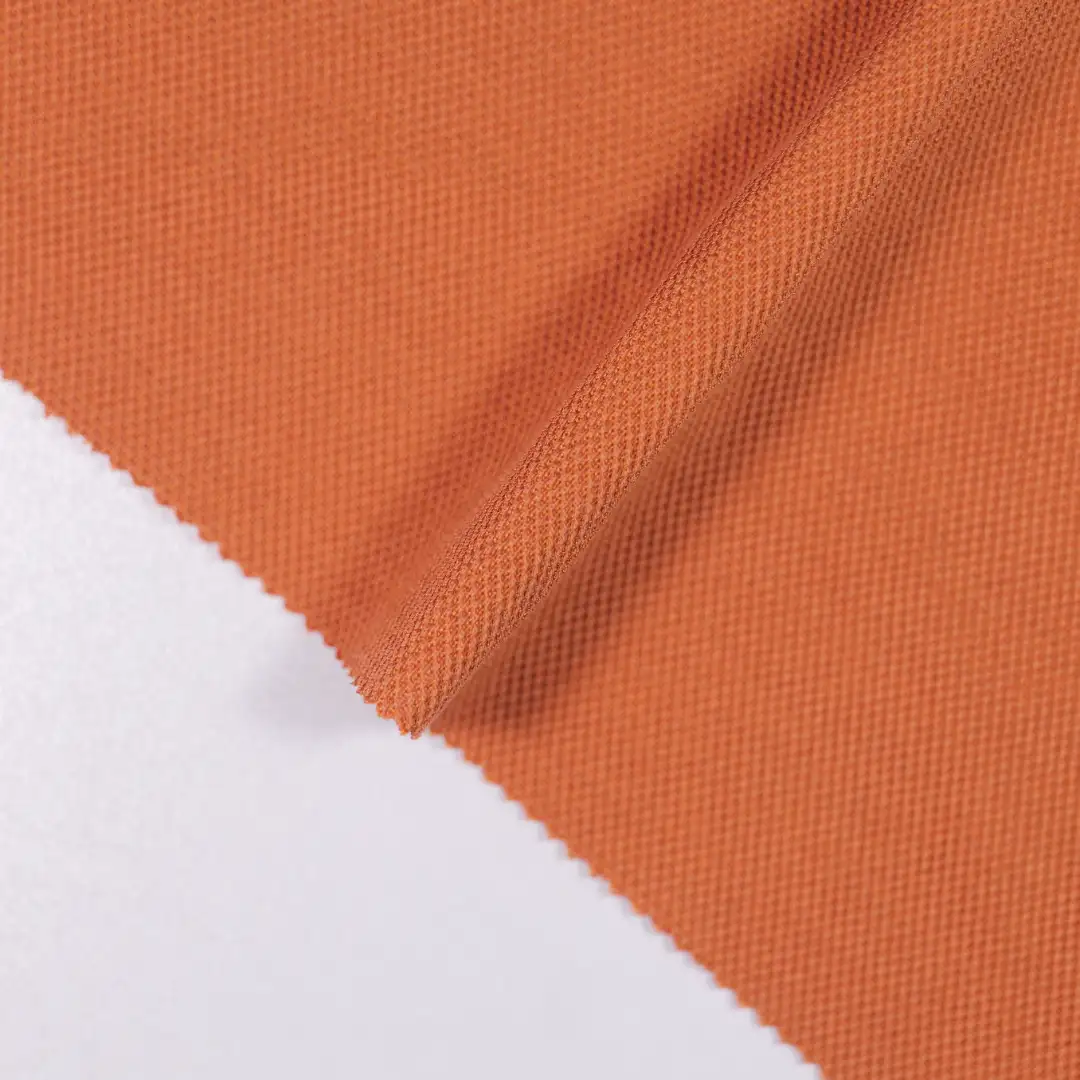 China Fabric for T-Shirt,Polo Shirt,Loungewear Pique Knit Fabric Polyester Cotton Lyocell Silk brown color buy from China wholesaler bulk order at wholesale price free worldwide shipping Alibaba