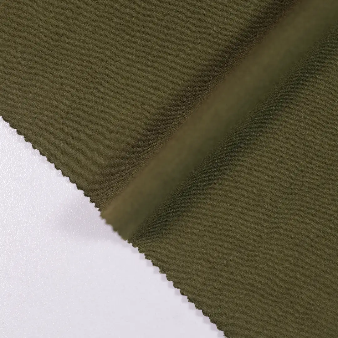 China Fabric for T-Shirt,Polo Shirt,Loungewear Single Jersey Knit Fabric Modal Cotton Spandex army green color buy from China wholesaler bulk order at wholesale price free worldwide shipping Alibaba