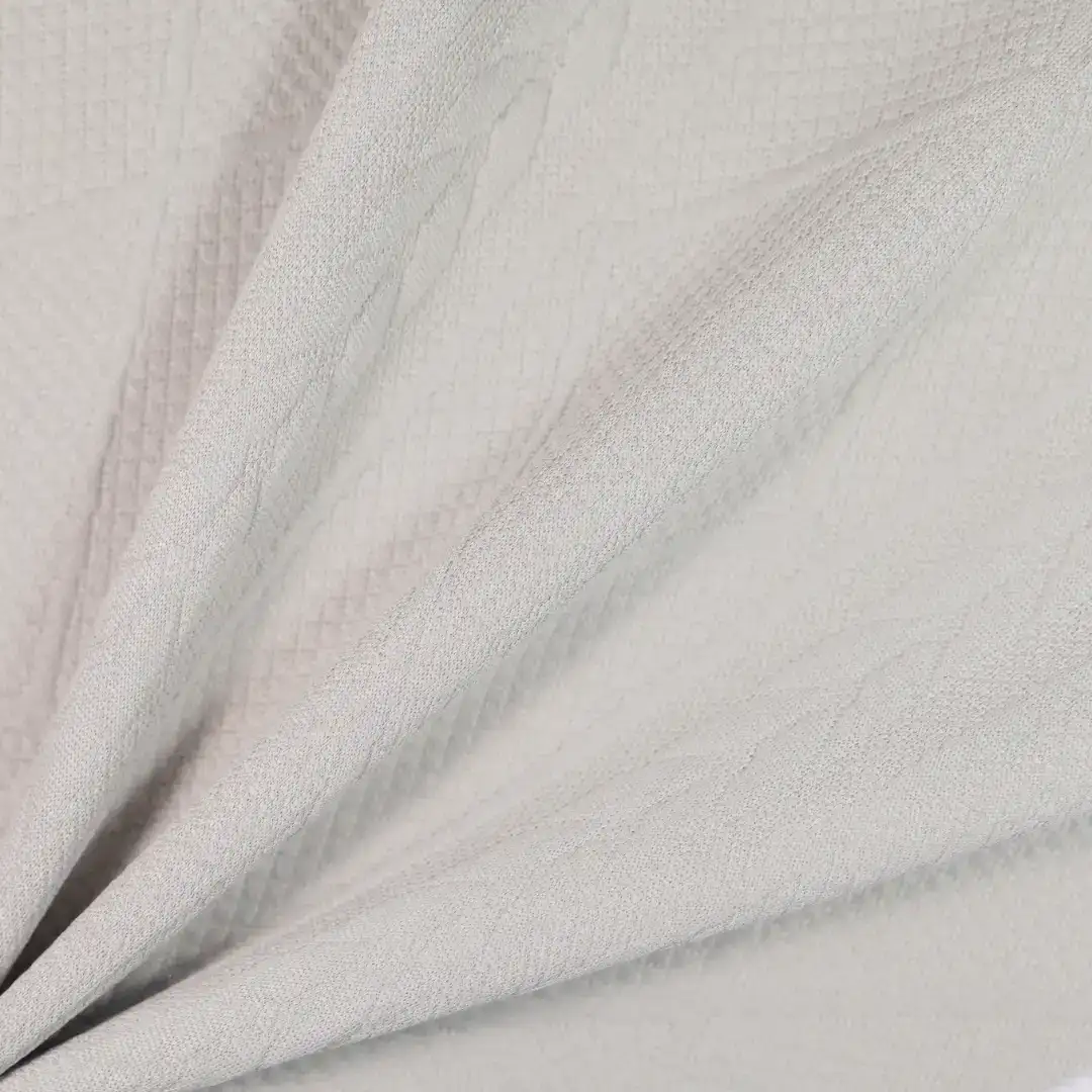 China Fabric for T-Shirt,Polo Shirt Jacquard Knit Fabric Polyester Spandex grey color buy from China wholesaler bulk order at wholesale price free worldwide shipping Alibaba