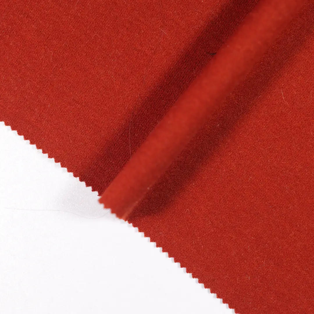 China Fabric for T-Shirt,Polo Shirt,Loungewear Interlock Knit Fabric Acrylic Viscose Spandex burgundy color buy from China wholesaler bulk order at wholesale price free worldwide shipping Alibaba
