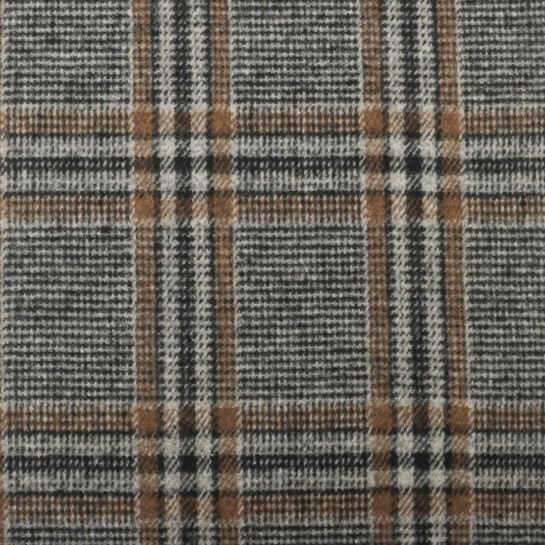 China Fabric for Jackets,Trench Coat,Overcoat Melton Woolen Polyester Wool check color buy from China wholesaler bulk order at wholesale price free worldwide shipping Alibaba