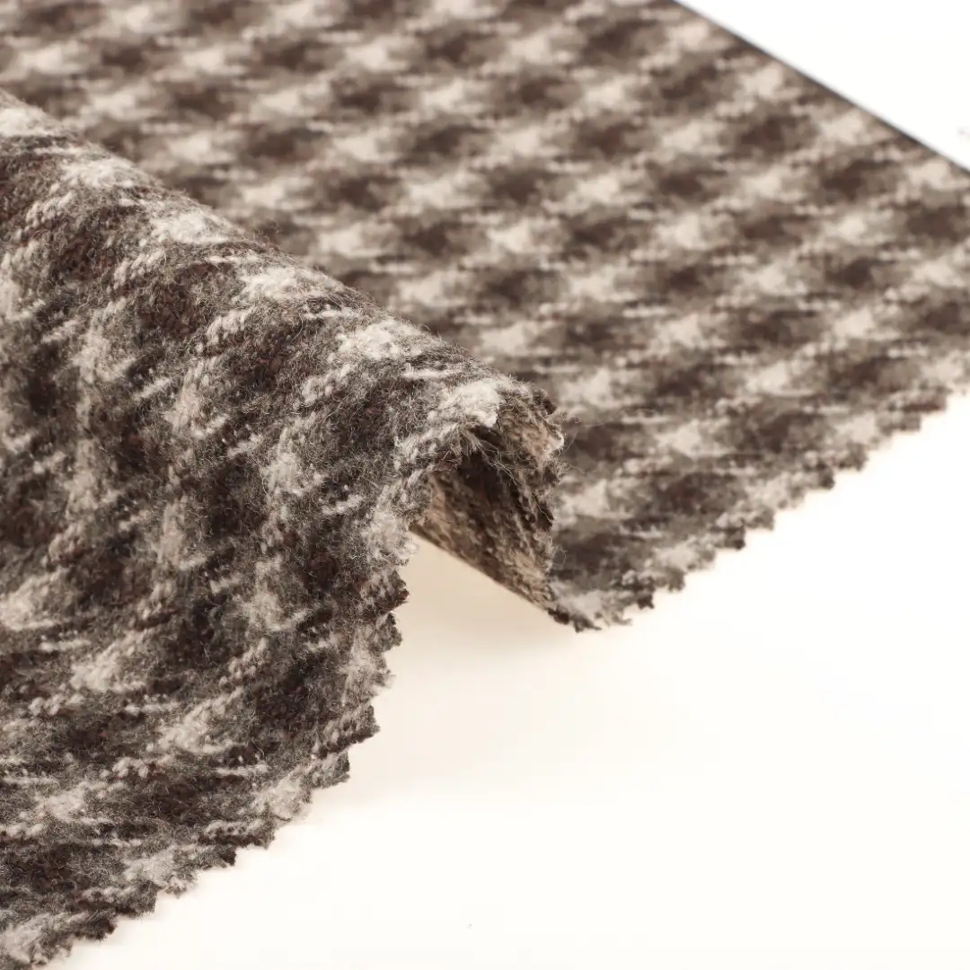 China Fabric for Jackets,Trench Coat,Overcoat Woolen Tweed Woolen Polyester Wool Other check color buy from China wholesaler bulk order at wholesale price free worldwide shipping Alibaba