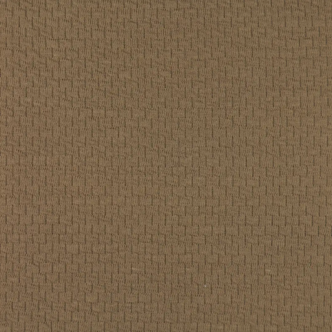 China Fabric for Ladies Vest (Sweater),Womens Crew-Neck Layer Top Jacquard Knit Fabric Cotton Polyester Spandex coffee color buy from China wholesaler bulk order at wholesale price free worldwide shipping Alibaba