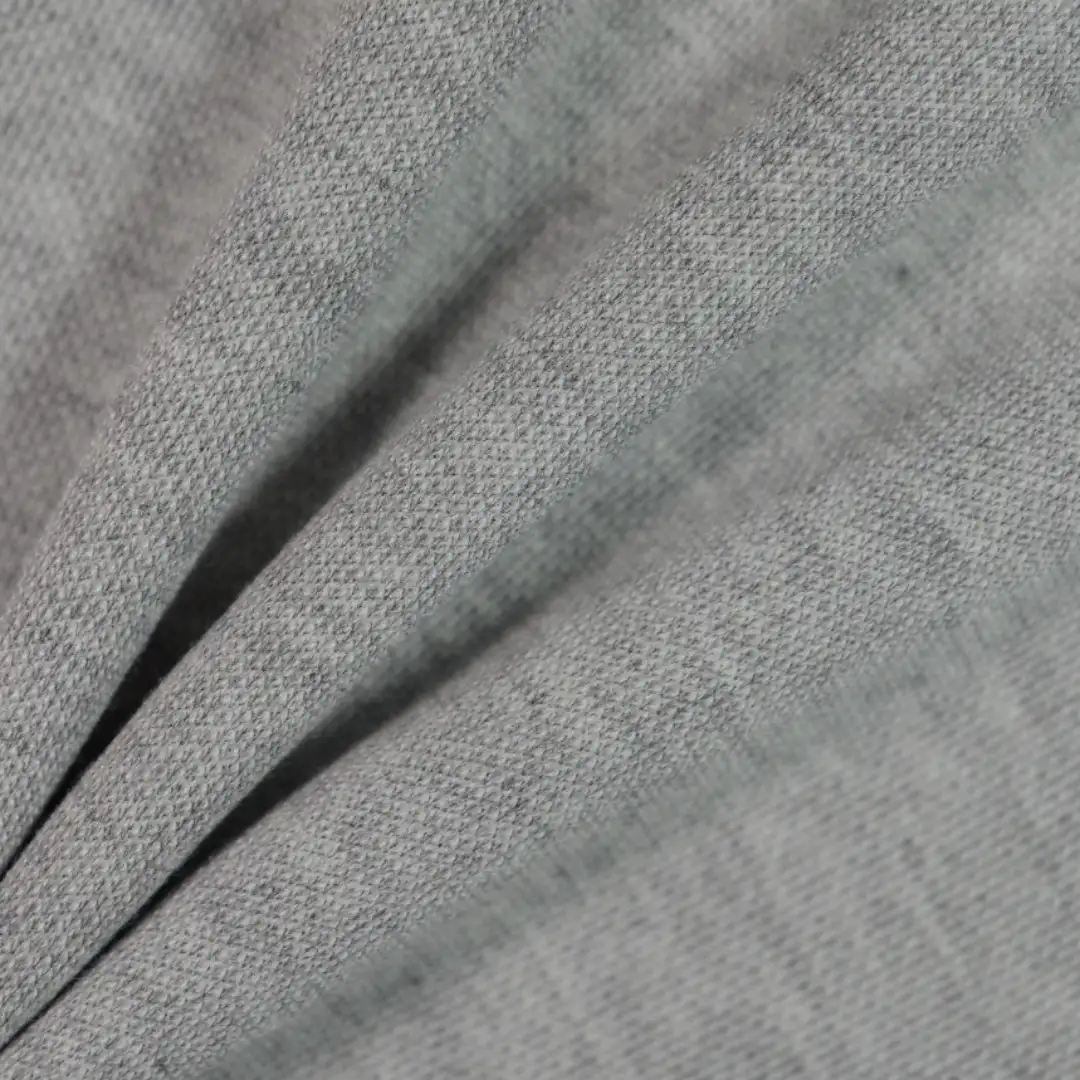 China Fabric for Ladies Vest (Sweater),Round Neck Pullover (Sweater),Long Sleeve Base Layer Top Pique Knit Fabric Polyester Rayon grey color buy from China wholesaler bulk order at wholesale price free worldwide shipping Alibaba