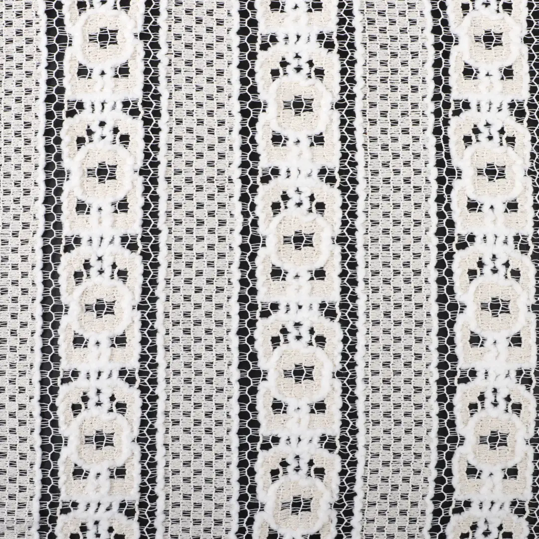 China Fabric for Shirt,Tank Top,Blouse,Skirt,Shorts Lace Knit Fabric Polyester Cotton cream color buy from China wholesaler bulk order at wholesale price free worldwide shipping Alibaba