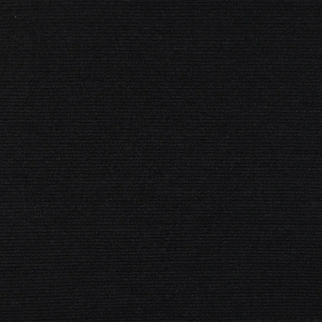 China Fabric for T-Shirt Rib Knit Fabric Polyester black color buy from China wholesaler bulk order at wholesale price free worldwide shipping Alibaba