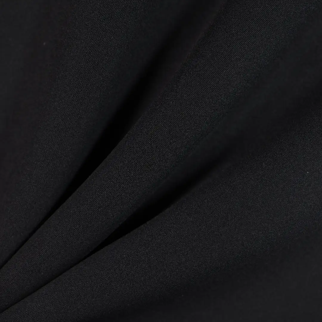 China Fabric for T-Shirt,Skirt,Backless Beach Dress Rib Knit Fabric Rayon Sorona black color buy from China wholesaler bulk order at wholesale price free worldwide shipping Alibaba