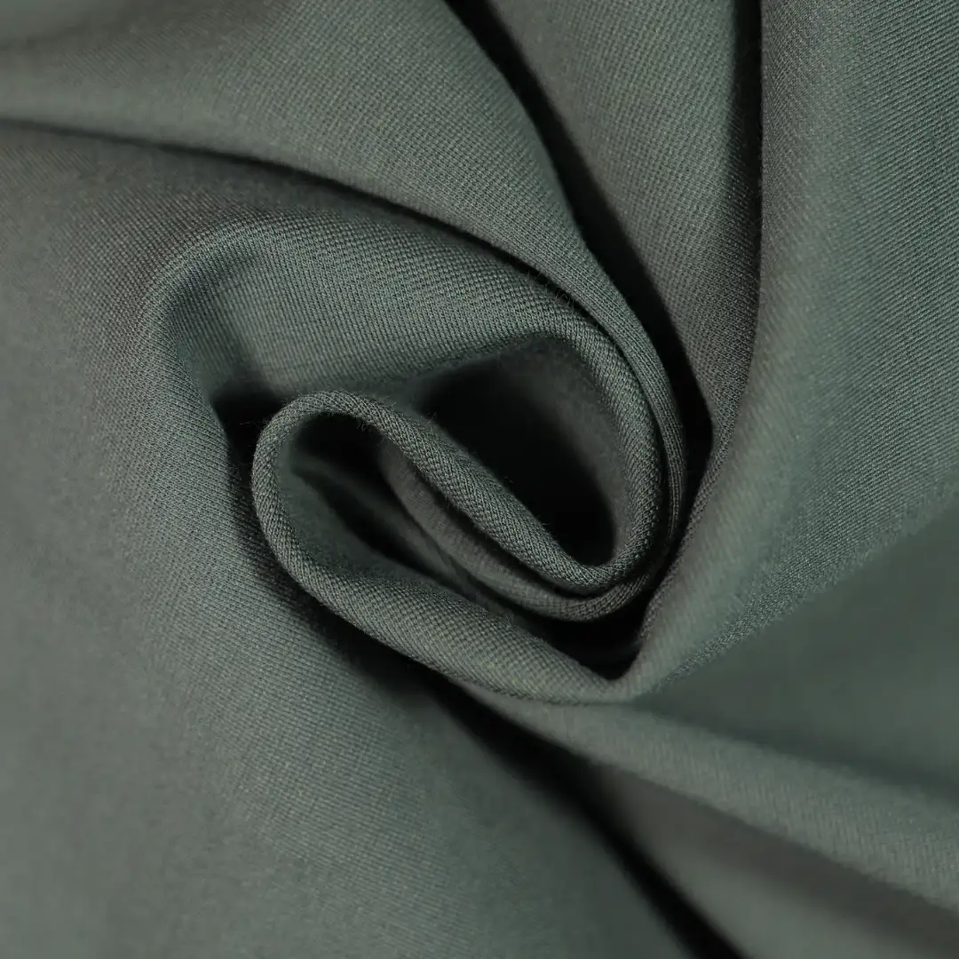 China Fabric for T-Shirt,Skirt Rib Knit Fabric Polyester dark green color buy from China wholesaler bulk order at wholesale price free worldwide shipping Alibaba