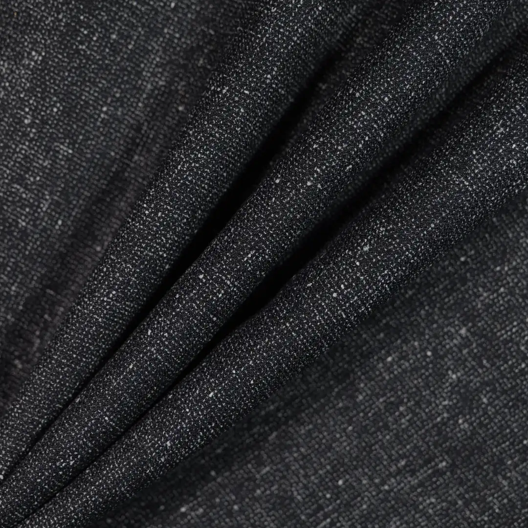 China Fabric for Pants,T-Shirt,Shorts Rib Knit Fabric Polyester black color buy from China wholesaler bulk order at wholesale price free worldwide shipping Alibaba