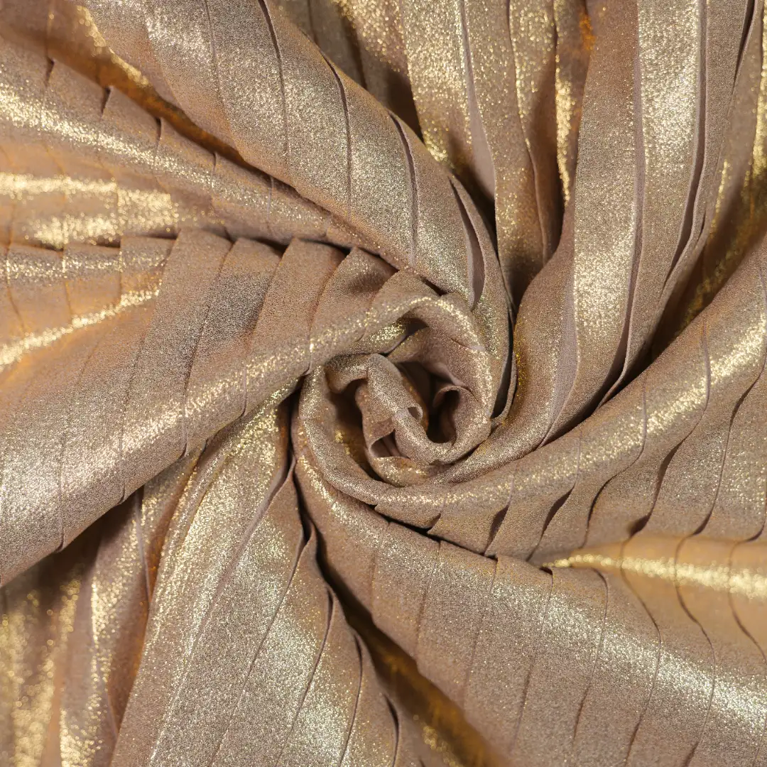 China Fabric for Pants,T-Shirt,Shorts Rib Knit Fabric Polyester gold color buy from China wholesaler bulk order at wholesale price free worldwide shipping Alibaba