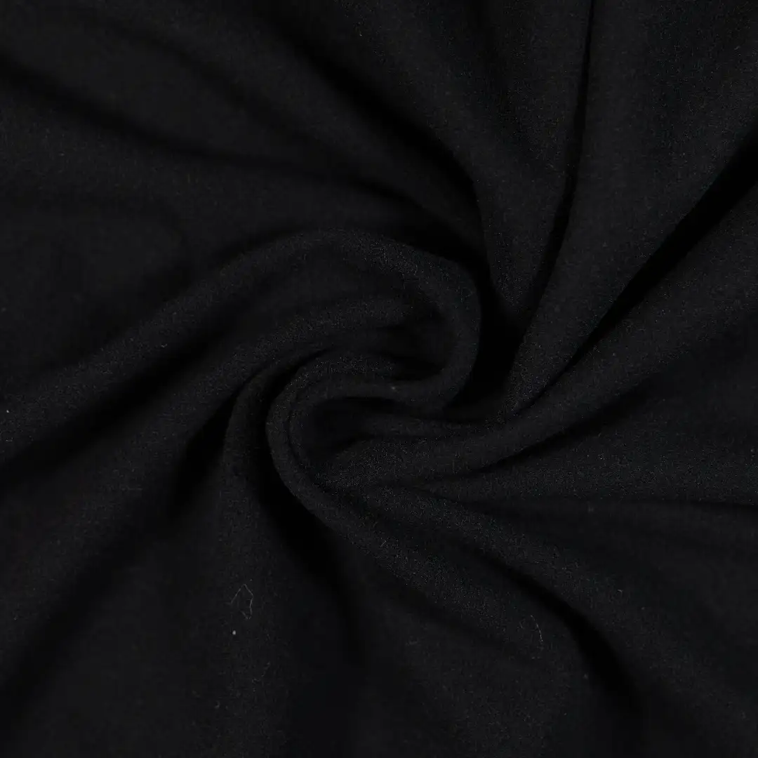 China Fabric for T-Shirt,Skirt,Shorts Rib Knit Fabric Polyester black color buy from China wholesaler bulk order at wholesale price free worldwide shipping Alibaba