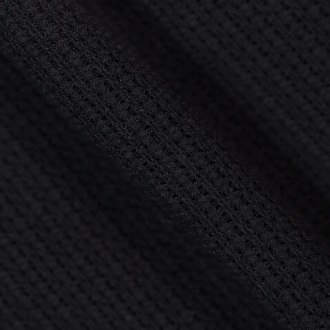 China Fabric for T-Shirt,Skirt,Tie-Front Cardigan (Sweater) Rib Knit Fabric Polyester black color buy from China wholesaler bulk order at wholesale price free worldwide shipping Alibaba