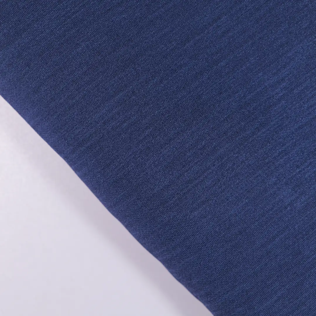 China Fabric for T-Shirt,Skirt,Shorts Rib Knit Fabric Polyester dark blue color buy from China wholesaler bulk order at wholesale price free worldwide shipping Alibaba