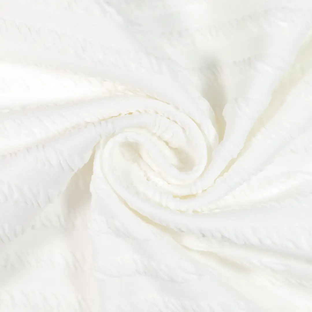 China Fabric for T-Shirt,Skirt,Shorts Rib Knit Fabric Polyester white color buy from China wholesaler bulk order at wholesale price free worldwide shipping Alibaba