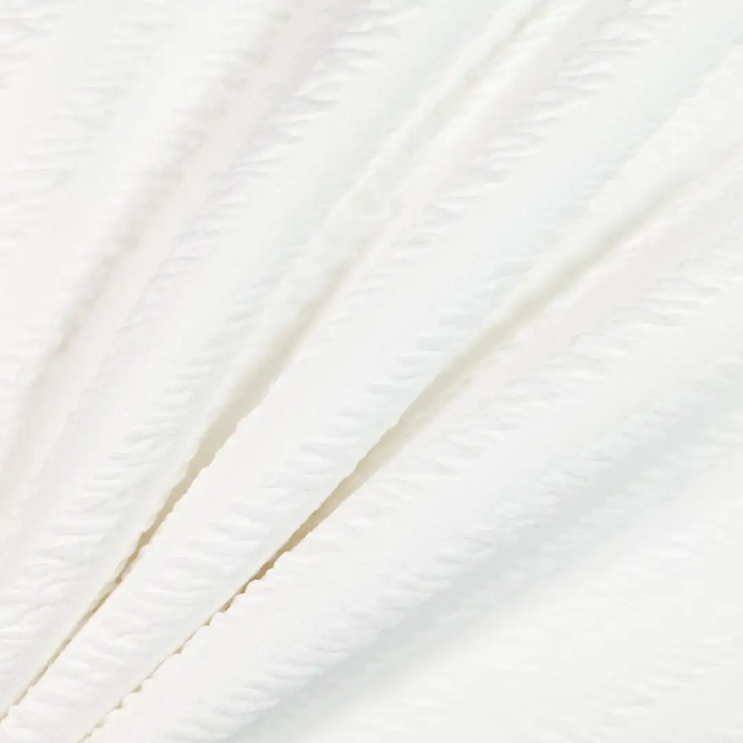 China Fabric for T-Shirt,Skirt,Shorts Rib Knit Fabric Polyester white color buy from China wholesaler bulk order at wholesale price free worldwide shipping Alibaba