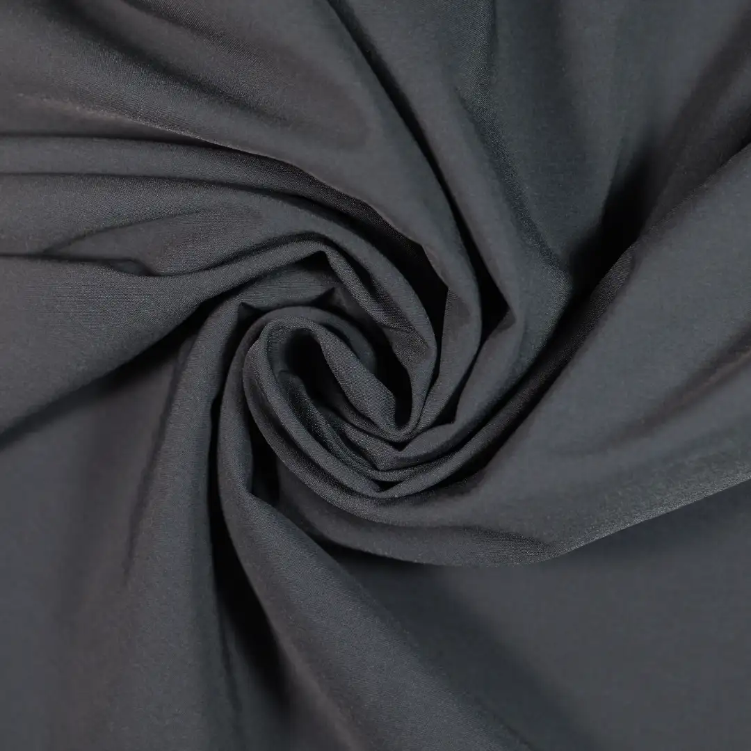 China Fabric for Trench Coat,Down Jacket,Padded Jacket,Light Jacket Four-way Stretch (Bi-Stretch) Woven Blended Fabric Nylon Spandex dark grey color buy from China wholesaler bulk order at wholesale price free worldwide shipping Alibaba