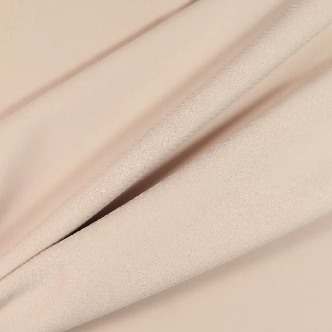 China Fabric for Pants,Skirt,Suit Twill Woven Blended Fabric Polyester Spandex beige color buy from China wholesaler bulk order at wholesale price free worldwide shipping Alibaba