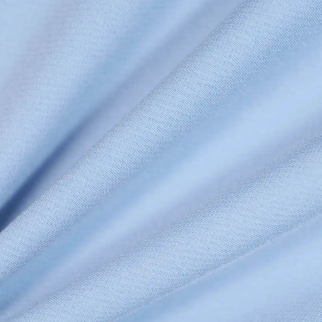 China Fabric for Shirt,Skirt,Womens Slim Fit Shirt,Womens Bubble-Sleeve Shirt Poplin Synthetic Woven Fabric Acetate Polyester blue color buy from China wholesaler bulk order at wholesale price free worldwide shipping Alibaba