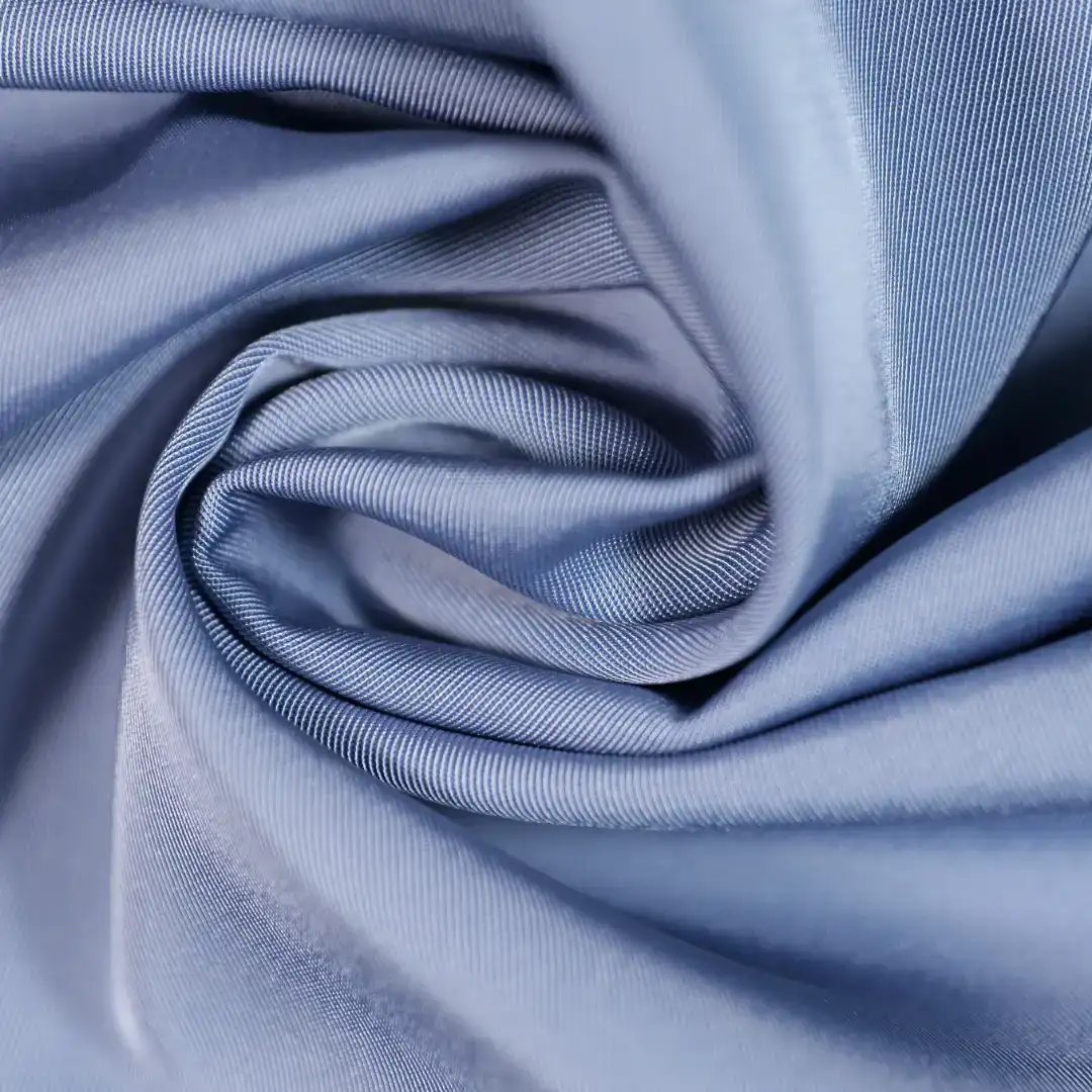 China Fabric for Shirt,Pants,Skirt Twill Synthetic Woven Fabric Polyester blue color buy from China wholesaler bulk order at wholesale price free worldwide shipping Alibaba