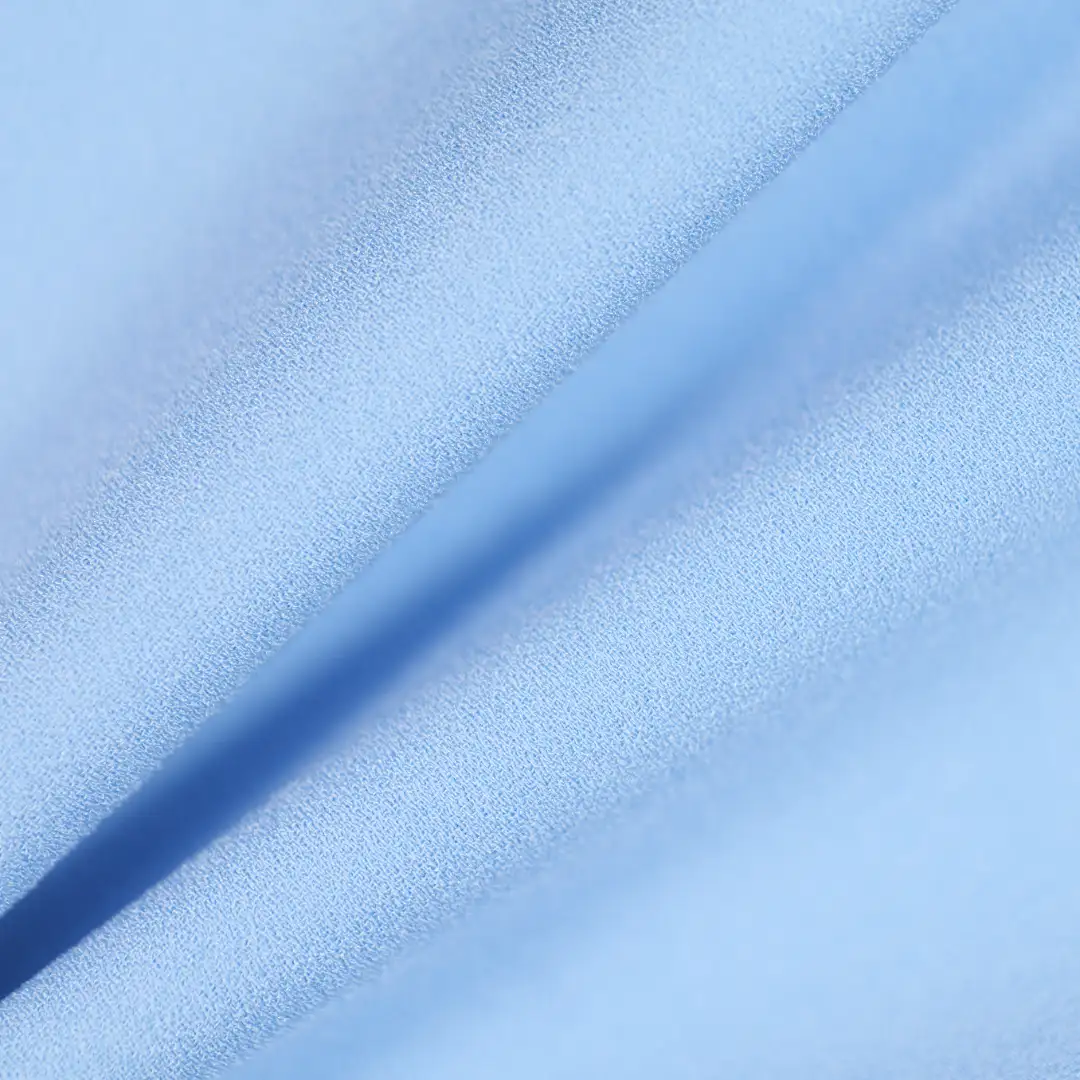 China Fabric for Skirt,Backless Beach Dress,Womens Rolled Cuff T-shirt Poplin Synthetic Woven Fabric Acetate Polyester blue color buy from China wholesaler bulk order at wholesale price free worldwide shipping Alibaba