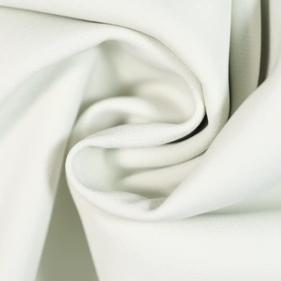 China Fabric for Shirt,Suit Trouser,Blazer Polyester/Rayon Plain Woven Blended Fabric Polyester Spandex grey white color buy from China wholesaler bulk order at wholesale price free worldwide shipping Alibaba