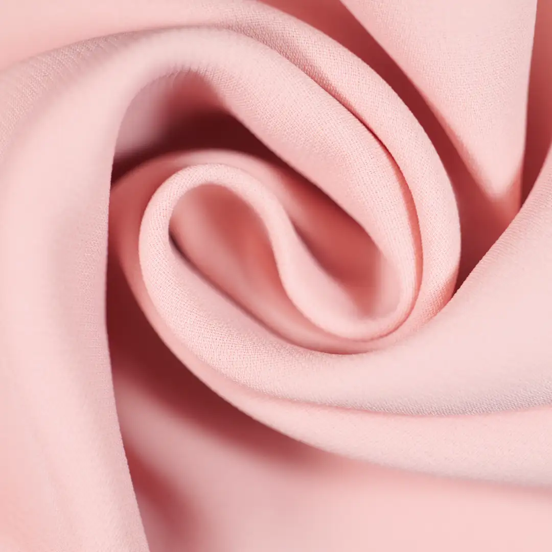 China Fabric for Shirt,Crop Top,Kids Long Strappy Cake Dress,Kids Strapless Transparent Tulle Skirt Polyester chiffon Synthetic Woven Fabric Polyester pink color buy from China wholesaler bulk order at wholesale price free worldwide shipping Alibaba