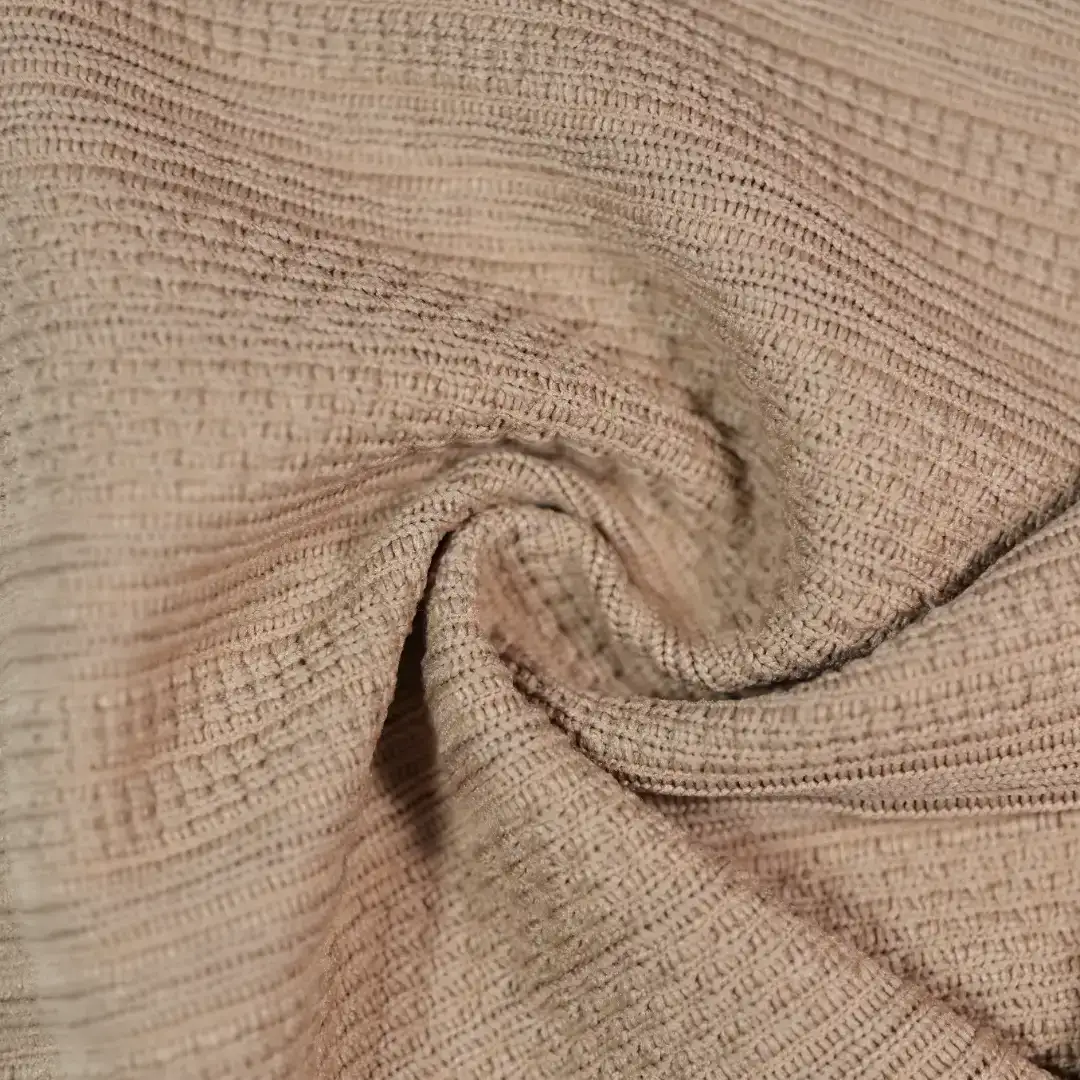 China Fabric for T-Shirt,Skirt,Long Sleeve Base Layer Top Rib Knit Fabric Polyester Spandex coffee color buy from China wholesaler bulk order at wholesale price free worldwide shipping Alibaba