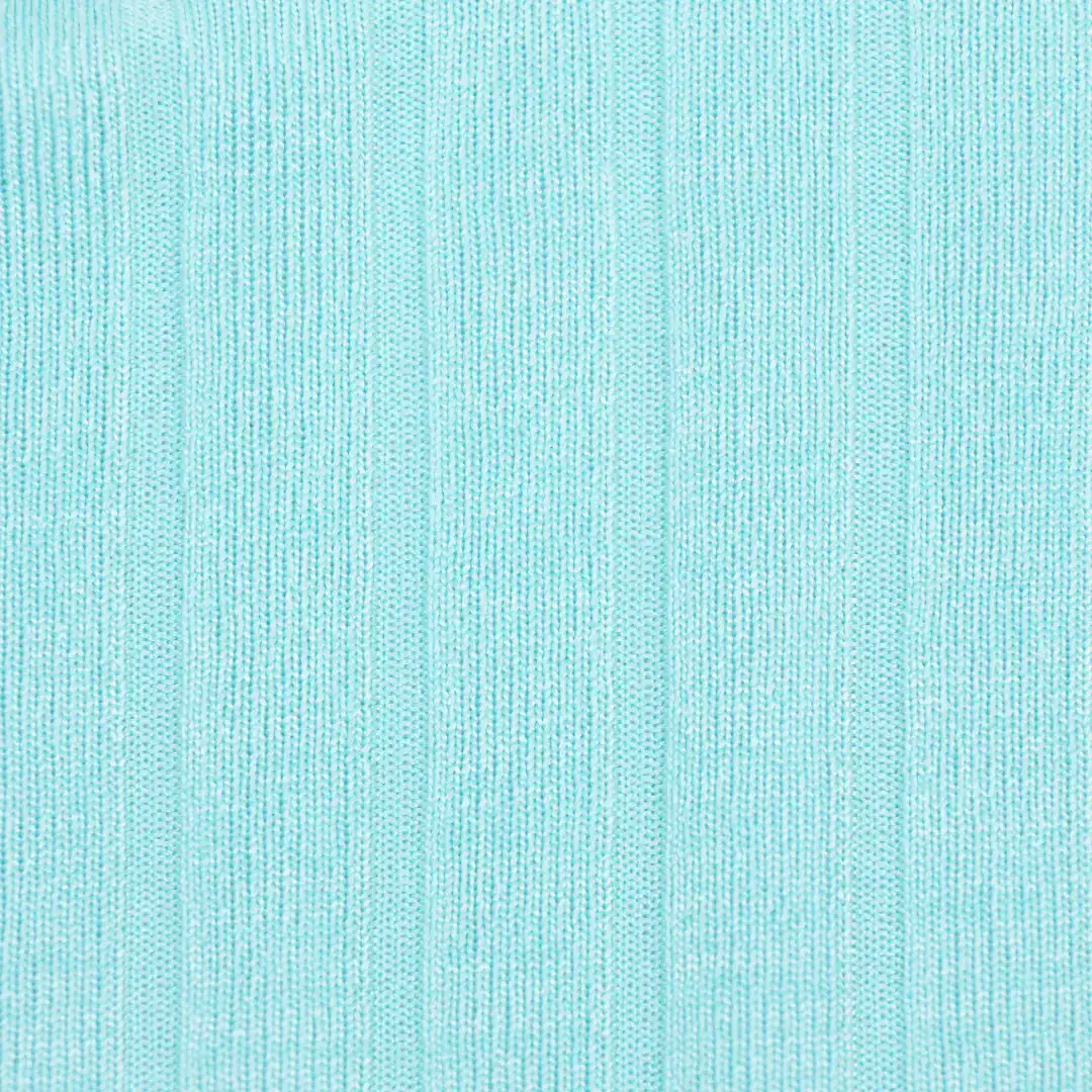 China Fabric for T-Shirt,Over Shirt,Backless Beach Dress Rib Knit Fabric Polyester Spandex cyan color buy from China wholesaler bulk order at wholesale price free worldwide shipping Alibaba