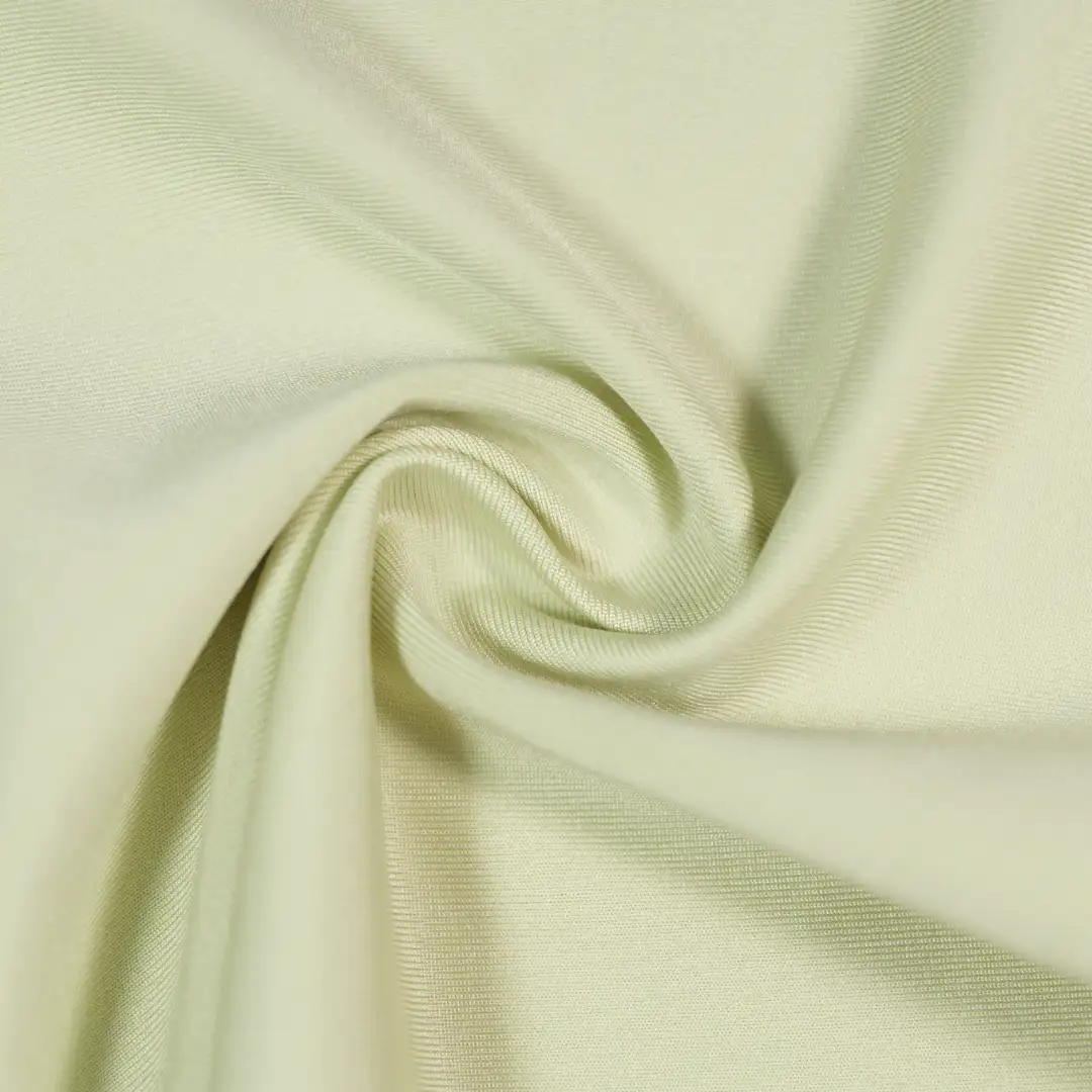 China Fabric for T-Shirt,Skirt,Backless Beach Dress Four-way Stretch (Bi-Stretch) Knit Fabric Polyester Spandex light green color buy from China wholesaler bulk order at wholesale price free worldwide shipping Alibaba