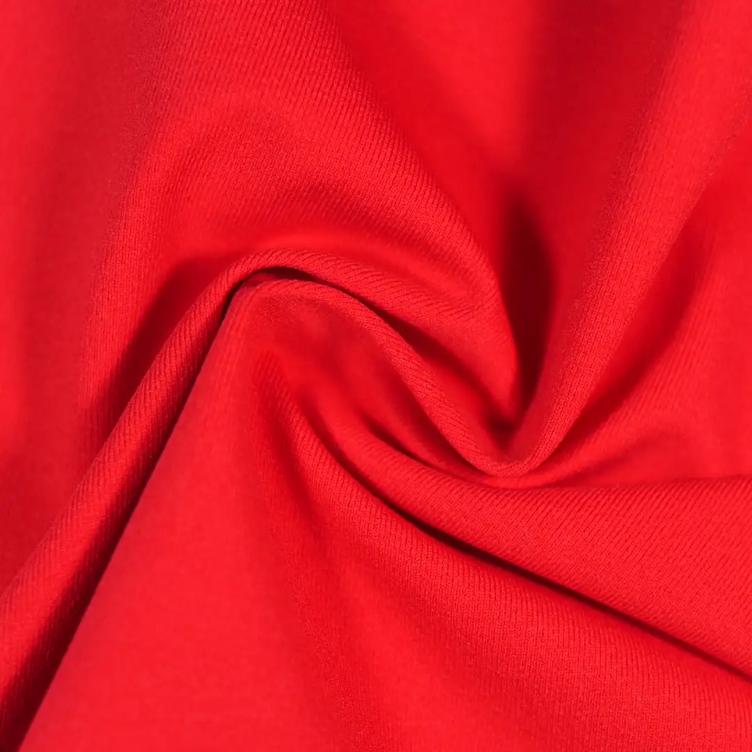 China Fabric for T-Shirt,Skirt,Backless Beach Dress Four-way Stretch (Bi-Stretch) Knit Fabric PET red color buy from China wholesaler bulk order at wholesale price free worldwide shipping Alibaba