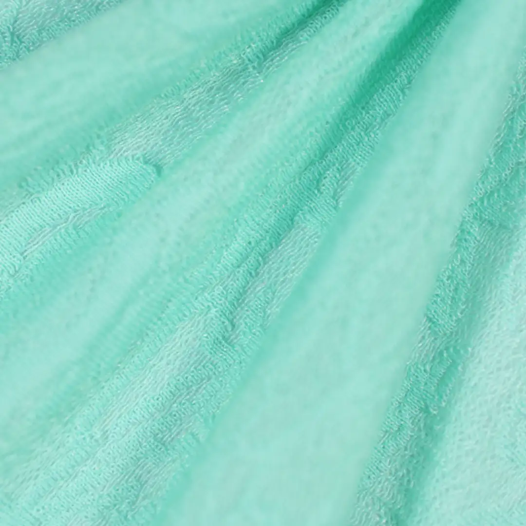China Fabric for Skirt,Backless Beach Dress Lace Knit Fabric Polyester Nylon cyan color buy from China wholesaler bulk order at wholesale price free worldwide shipping Alibaba