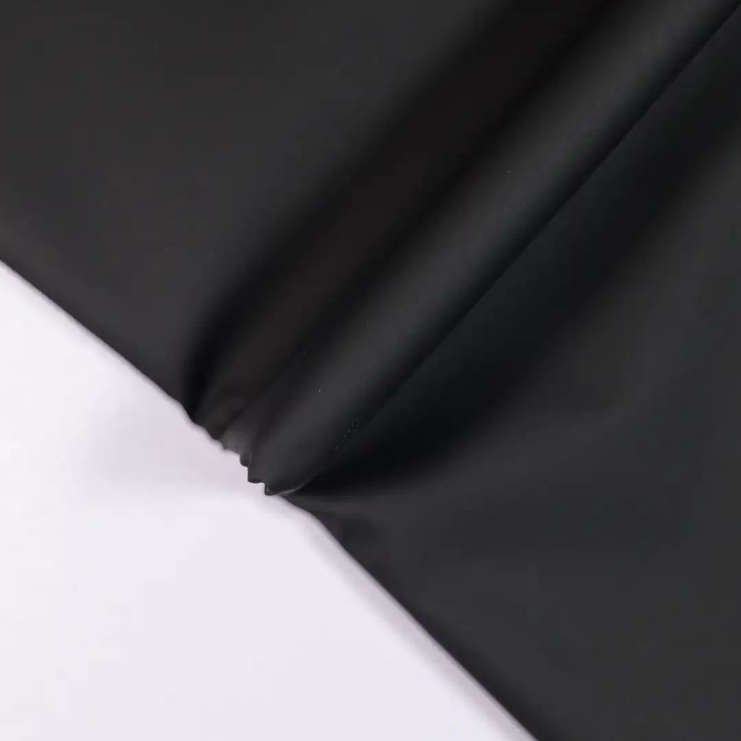 China Fabric for Jackets,Polo Shirt,Skirt Fake Fur Natural Woven Fabric Polyester Polyurethane (PU) black color buy from China wholesaler bulk order at wholesale price free worldwide shipping Alibaba