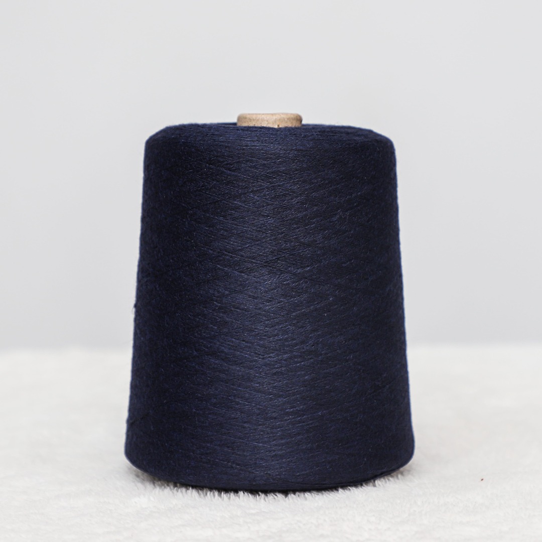 China Yarn for Shirt Long Sleeve Button (Sweater),Crew Neck Pullover (Sweater),Polo T-shirt (Sweater) Core Spun Yarn Regular Yarn Polyester Nylon Navy Blue color buy from China wholesaler bulk order at wholesale price free worldwide shipping Alibaba