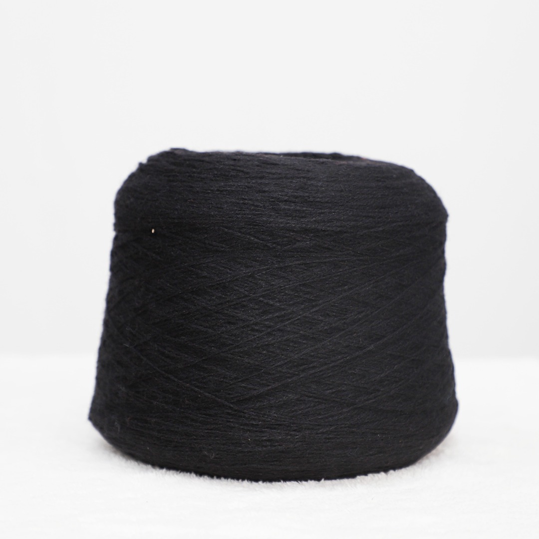 China Yarn for Shirt Long Sleeve Button (Sweater),Crew Neck Pullover (Sweater),Polo T-shirt (Sweater) Core Spun Yarn Regular Yarn Recycled Polyester Acrylic Polyester Wool Black color buy from China wholesaler bulk order at wholesale price free worldwide shipping Alibaba