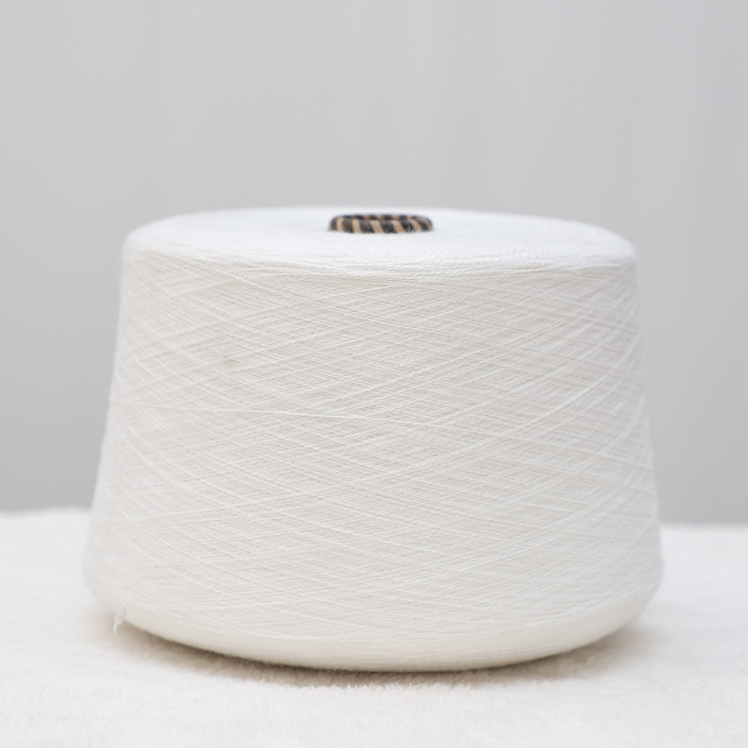 China Yarn for Knitted Jacket (Sweater),Hoodie  (Sweater),Half-Zipper Cardigan (Sweater) Mossy Yarn Fancy Yarn Recycled Polyester Nylon Spandex White color buy from China wholesaler bulk order at wholesale price free worldwide shipping Alibaba