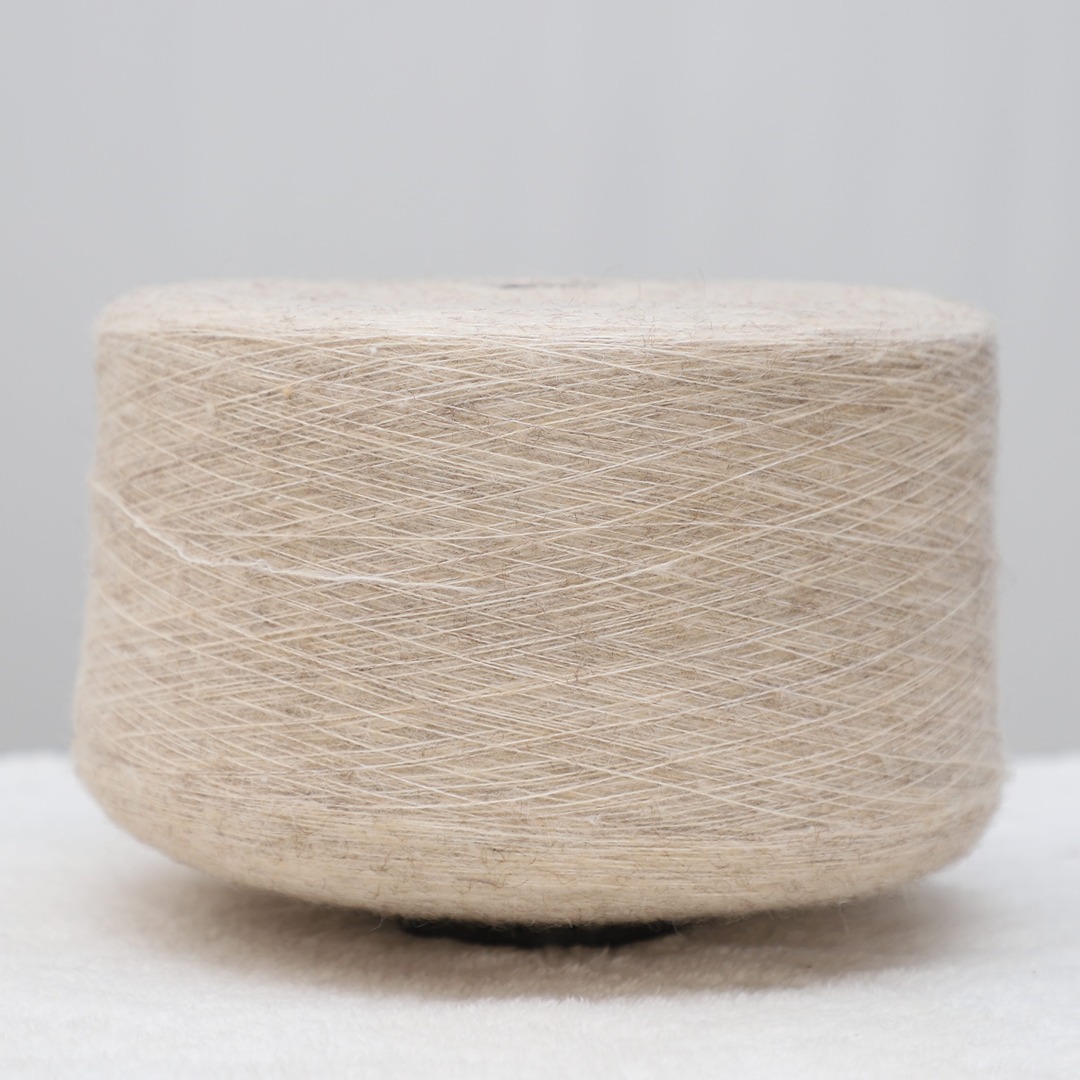 China Yarn for Knitted Jacket (Sweater),Hoodie  (Sweater),Half-Zipper Cardigan (Sweater) Mossy Yarn Fancy Yarn Recycled Polyester Polyester Acrylic Spandex Cream Mélange color buy from China wholesaler bulk order at wholesale price free worldwide shipping Alibaba