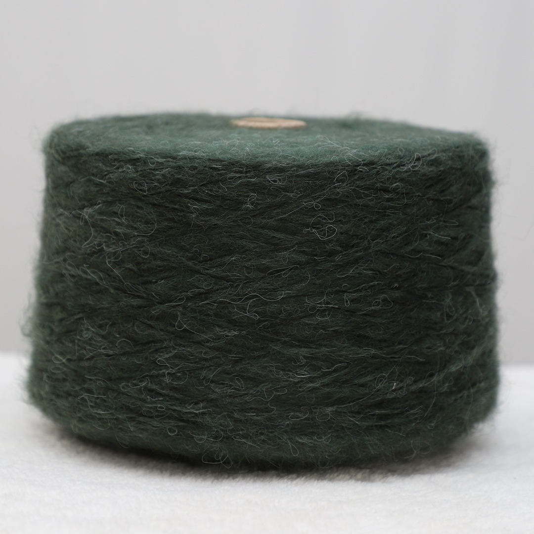 China Yarn for Dresses (Cardigan Open) (Sweater),Dresses (Cardigan Button) (Sweater),Crop Top Pullover (Sweater) Air Spun Yarn Fancy Yarn Acrylic Recycled Polyester Nylon Green color buy from China wholesaler bulk order at wholesale price free worldwide shipping Alibaba