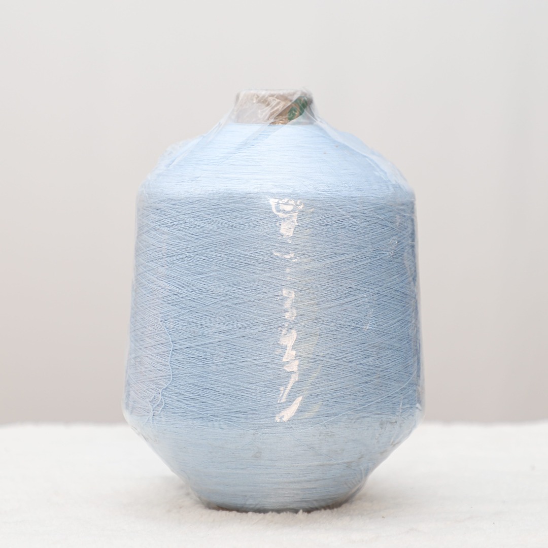 China Yarn for Shirt Long Sleeve Button (Sweater),Crew Neck Pullover (Sweater),Polo T-shirt (Sweater) Core Spun Yarn Regular Yarn Viscose PBT Blue color buy from China wholesaler bulk order at wholesale price free worldwide shipping Alibaba