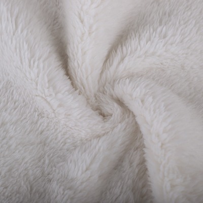 China Fabric for Loungewear,Pajamas,Hoodie Coral Fleece Knit Fabric Polyester White color buy from China wholesaler bulk order at wholesale price free worldwide shipping Alibaba