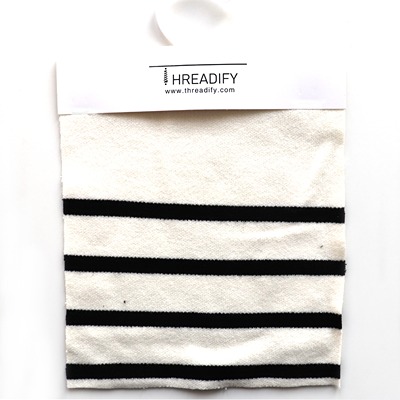 China Yarn for Dresses (Cardigan Open) (Sweater),Crop Top Pullover (Sweater) Core Spun Yarn Regular Yarn Eco Vero Polyester Nylon Stripe Whisper White With Black color buy from China wholesaler bulk order at wholesale price free worldwide shipping Alibaba