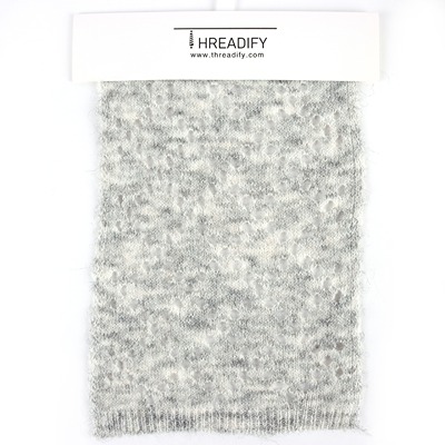 China Yarn for Open Cardigan (Sweater),Round Neck Pullover (Sweater),Hoodie  (Sweater) Mossy Yarn Fancy Yarn Acrylic Polyester Spandex Grey Melange color buy from China wholesaler bulk order at wholesale price free worldwide shipping Alibaba