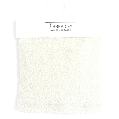 China Yarn for Half-Zipper Cardigan (Sweater),Knitted Jacket (Sweater),Hoodie  (Sweater) Boucle Yarn Fancy Yarn Polyester Recycled Polyester Spandex Off White color buy from China wholesaler bulk order at wholesale price free worldwide shipping Alibaba