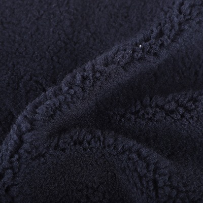 China Fabric for Overcoat,Bomber Jacket,Trench Coat Sherpa Knit Fabric Polyester Blue color buy from China wholesaler bulk order at wholesale price free worldwide shipping Alibaba