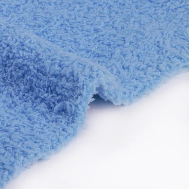 China Yarn for Ladies Vest (Sweater),Dresses (Cardigan Button) (Sweater) Teddy Yarn Fancy Yarn Polyester Azure Blue color buy from China wholesaler bulk order at wholesale price free worldwide shipping Alibaba