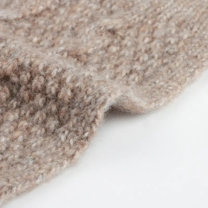 China Yarn for Half-Zipper Cardigan (Sweater),Knitted Jacket (Sweater),Hoodie  (Sweater) Air Spun Yarn Fancy Yarn Recycled Polyester Recycled Acrylic RWS Wool Recycled Nylon Camel color buy from China wholesaler bulk order at wholesale price free worldwide shipping Alibaba