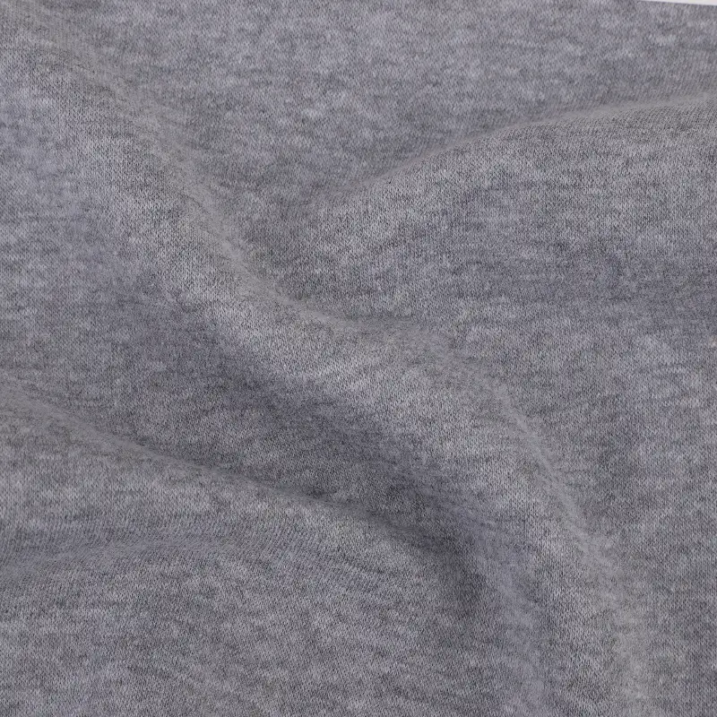 China Fabric for Hoodie,Sweatshirt,Jacket Fleece Knit Fabric Cotton Polyester Grey color buy from China wholesaler bulk order at wholesale price free worldwide shipping Alibaba