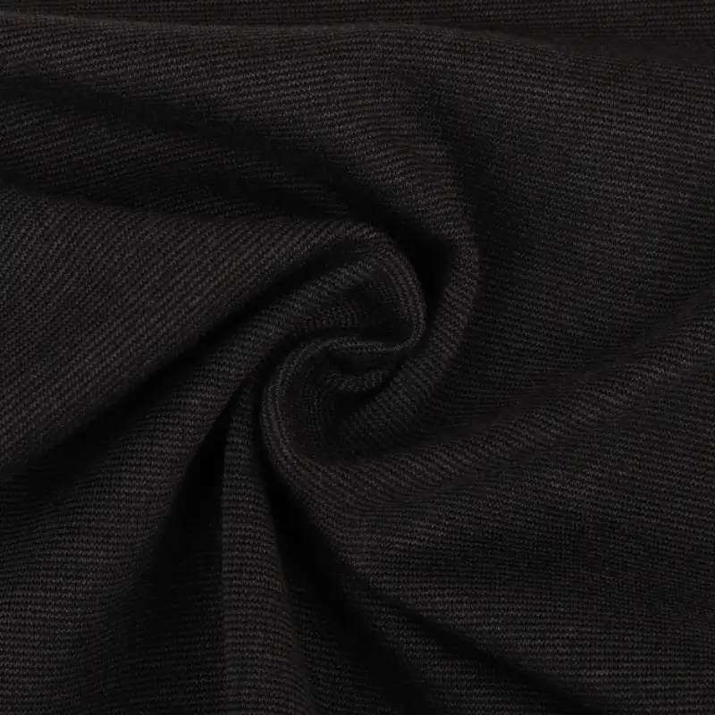 China Fabric for Blazer,Suit Trouser,Waistcoat Ponte Roma Knit Fabric Polyester Rayon Spandex Black color buy from China wholesaler bulk order at wholesale price free worldwide shipping Alibaba